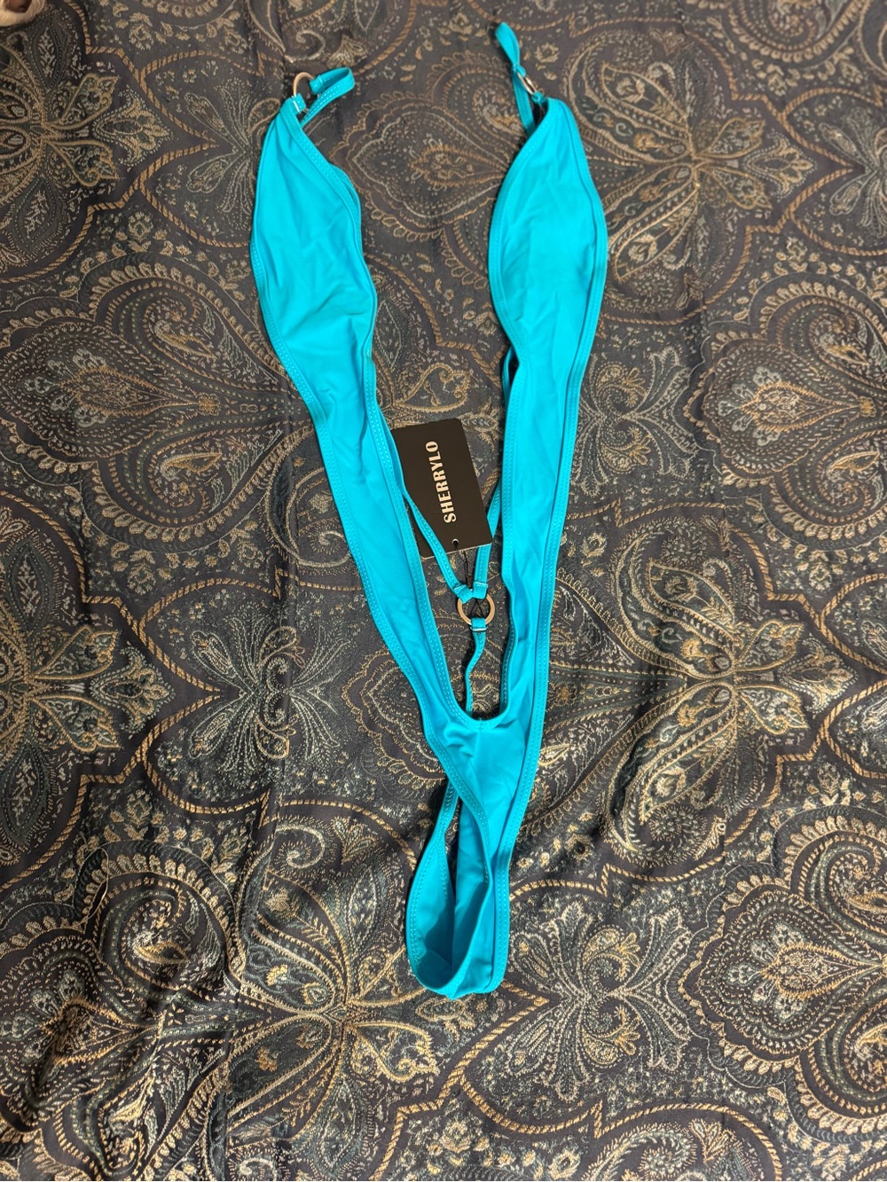 Sherrylo Teal Blue One-Piece Swimwear